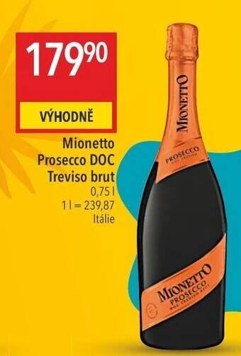 Globus Mionetto Prosecco DOC Treviso brut nabídka