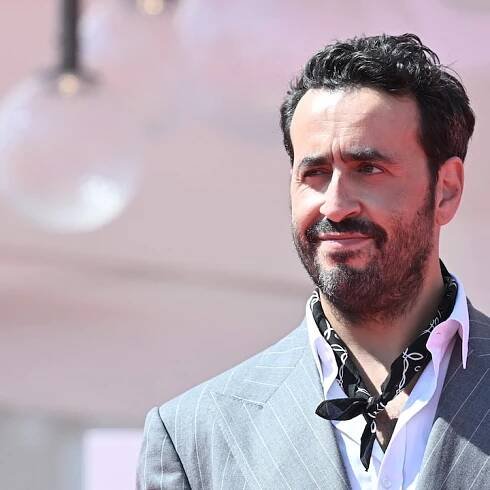 French actor Jonathan Cohen poses during the red carpet of the movie 