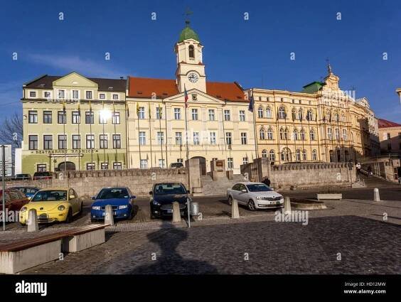 Town Hall, Teplice v Cechach, spa town, Northern Bohemia, Czech ...