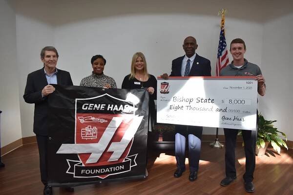Gene Haas Foundation donates $8,000 for Student Scholarships