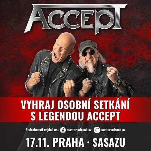 Tohle nesmíš propásnout! SOUTĚŽ o vstupenky a Meet & Greet s ACCEPT! | PRAGOKONCERT BOHEMIA, a.s.