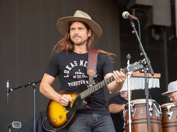 Lukas Nelson of Lukas Nelson & Promise of the Real performs at Bourbon and Beyond Music Festival at Kentucky Exposition Center on Friday, Sept. 20, 2019, in Louisville, Ky. (Photo by Amy Harris/Invision/AP)
