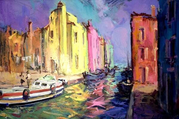 Oilpainting Greg Baker's Family Colours