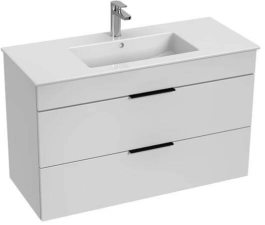 Jika Cube Skříňka s umyvadlem 100 cm, bílá lesk H4536521763001