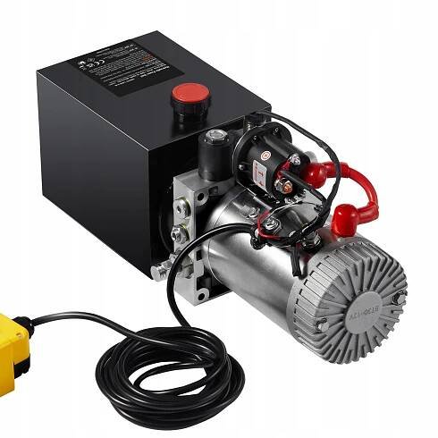 Hydraulické čerpadlo 8 litrů, jednočinné čerpadlo pro sklápěcí přívěs, napájecí jednotka DC 12V za 3926.00CZK - Allegro