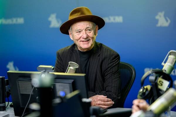 Bill Murray at SiriusXM Studios in NYC in Feb. 2025