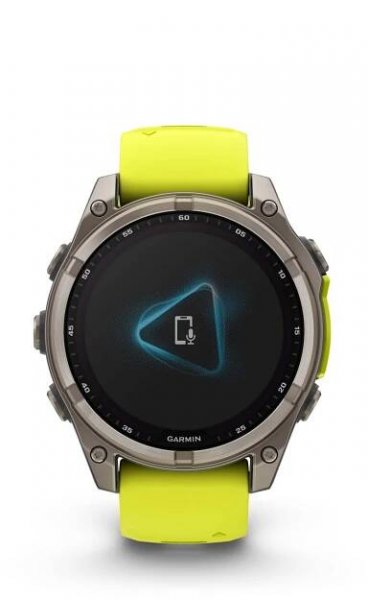 Garmin Fenix 8 47mm Sapphire Solar Titanium Bright Yellow/Graphite 010-02906-21