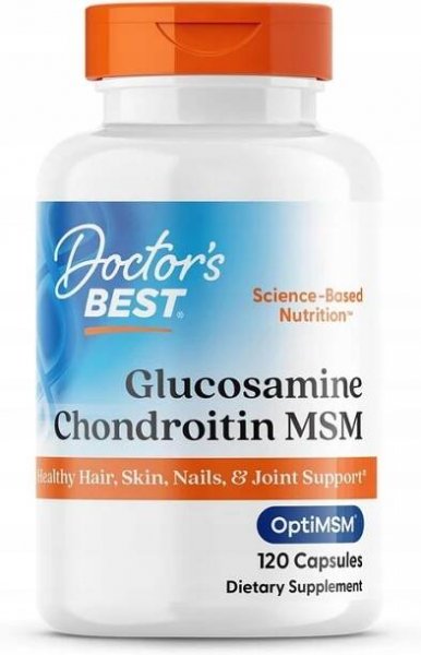 DOCTOR'S BEST Glucosamine Chondroitin MSM 120 Kapslí Glukosamin Chondroitin