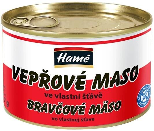Hamé Vepřové maso ve vlastní šťávě
