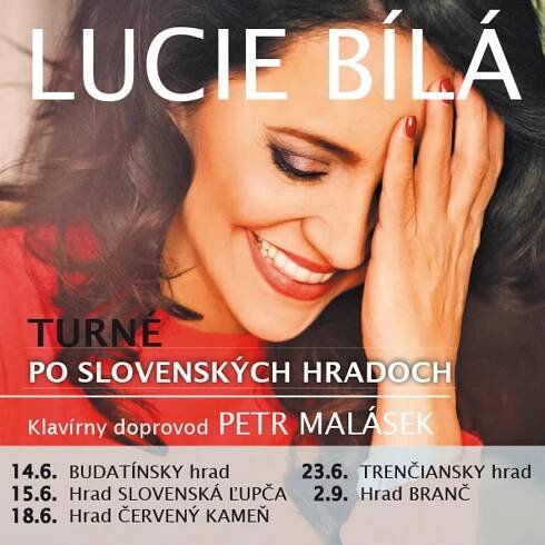 LUCIE BÍLÁ Turné po slovenských hradoch