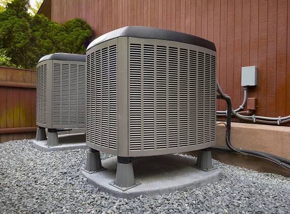 Residential HVAC Unit.