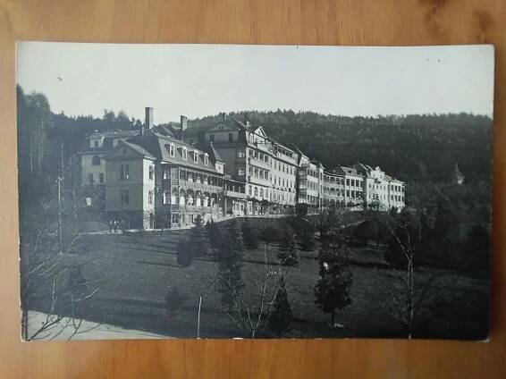 MF PASEKA NA MORAVĚ SANATORIUM PASSEK IN MAHREN DETAIL REAL FOTO