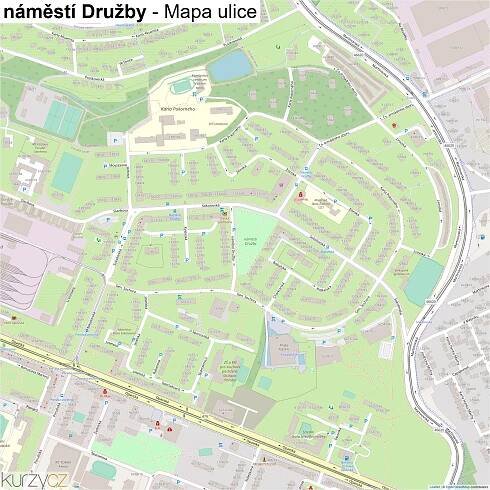 náměstí Družby - mapy | Kurzy.cz
