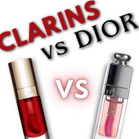 Clarins vs Dior Lip Oil