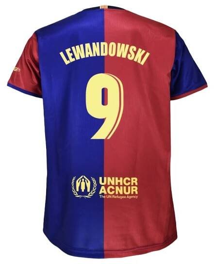 Dres FC Barcelona 24/25, Lewandowski, replika