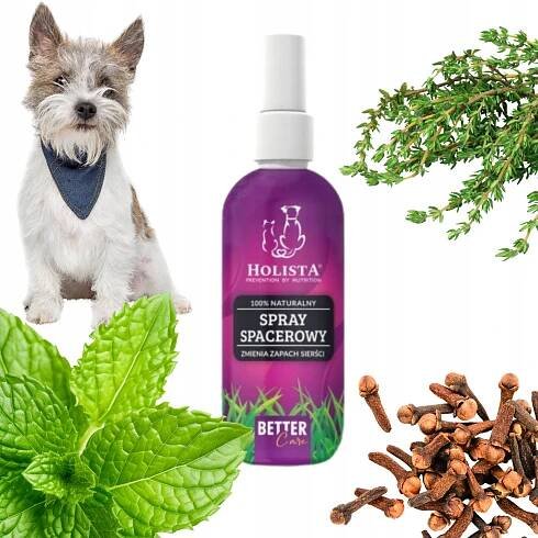 HOLISTICKÝ PŘÍRODNÍ VYCHÁZKOVÝ SPREJ KOMÁŘÍ KLÍŠŤATA PARAZITI BLECHY PSA 100 ML EAN (GTIN) 0757516600735