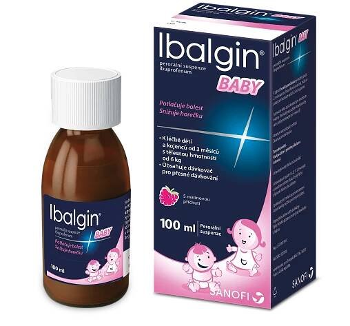 Ibalgin Baby 20mg/ml perorální suspenze 100 ml | Alphega.cz