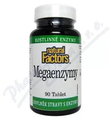 Natural Factors Mega Enzymy 90 tablet