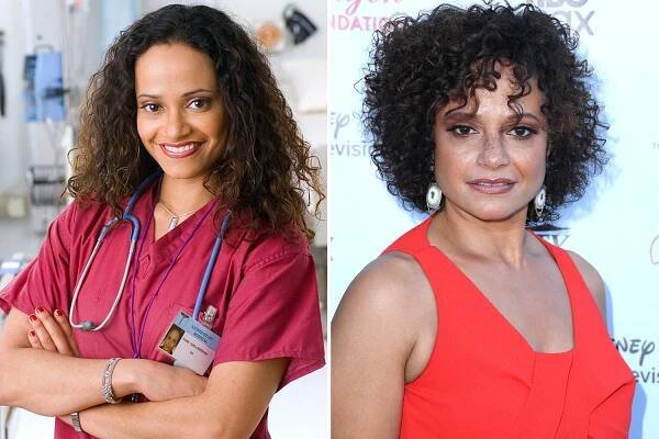 Then and now photos of Judy Reyes.