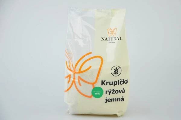 Rýžová krupička jemná 500 g NATURAL JIHLAVA