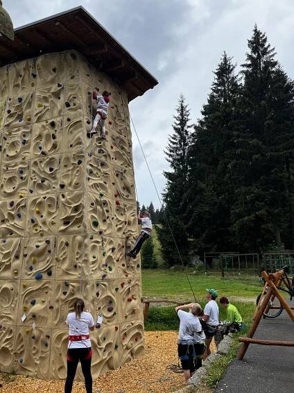Lezecká stěna - Lanový park Bedřichov