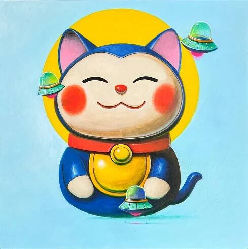 cartoon Doraemon funny ILLUSTRATION  Drawing  Character design  concept art digital illustration Procreate acrylic painting
