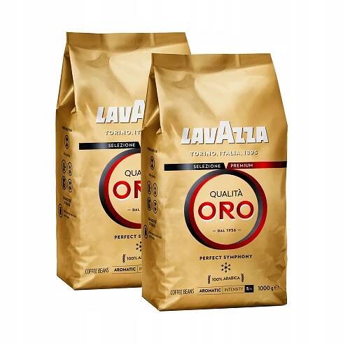 Káva zrnková Lavazza Qualita Oro 2x1 kg