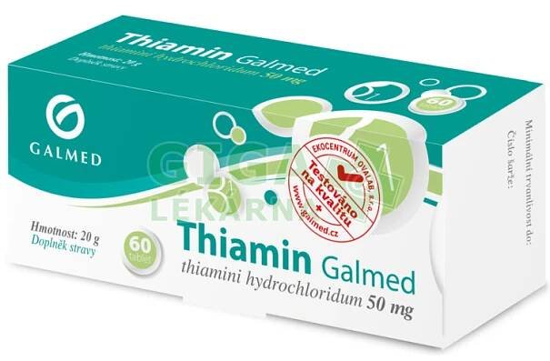 Thiamin 50mg 60 tablet Galmed - GigaLékárna.cz