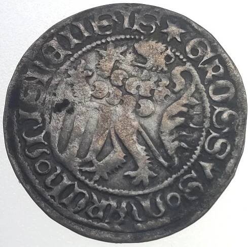 Míšeňský groš, Fridrich II., Kolem roku 1340. Stříbro !  Stav: 1/1 - Numismatika