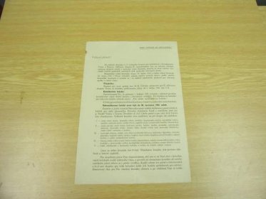 Starý dokument, holubi, holubářství, kroužkování, 1941, protektorát