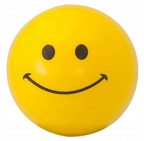 antistresová hračka míček Antistresová tvářička EMOJI SMILEY na mačkání!