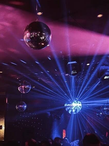 disco at Le Bain night club