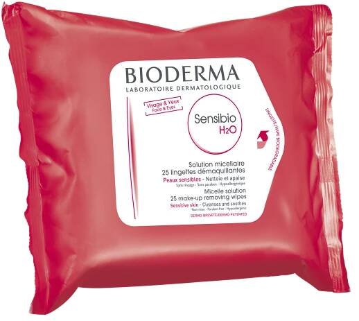 BIODERMA Sensibio H2O micelárne obrúsky 25 ks