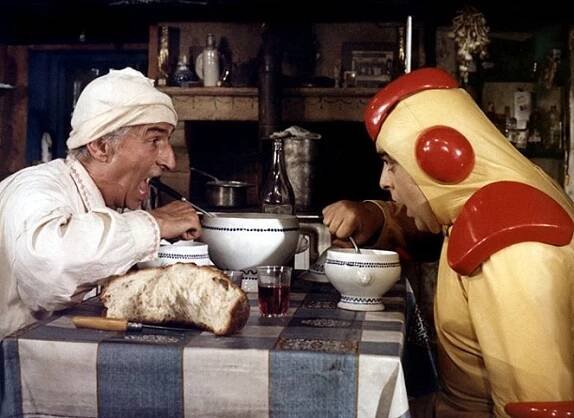 Zelňačka - Z filmu - Louis de Funès, Jacques Villeret