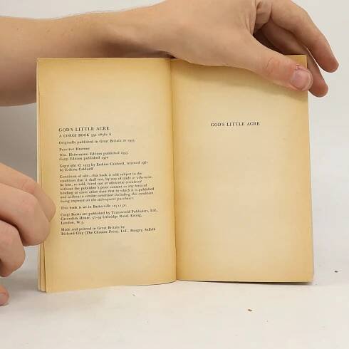 God's Little Acre - Erskine Caldwell - knihobot.cz