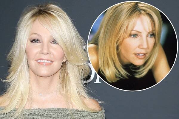 Heather Locklear in 2016 and appearing in "Melrose Place" (inset)