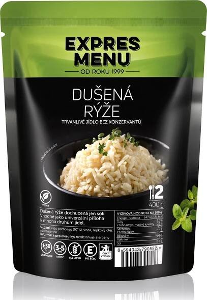 EXPRES MENU Rýže dušená 2 porce 400 g