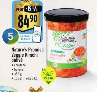 Albert Veggie kimchi pálivé nabídka