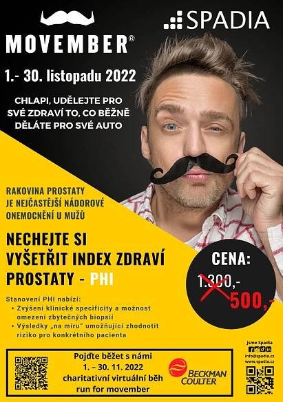 MOVEMBER 1. – 30. listopadu 2022 | SPADIA