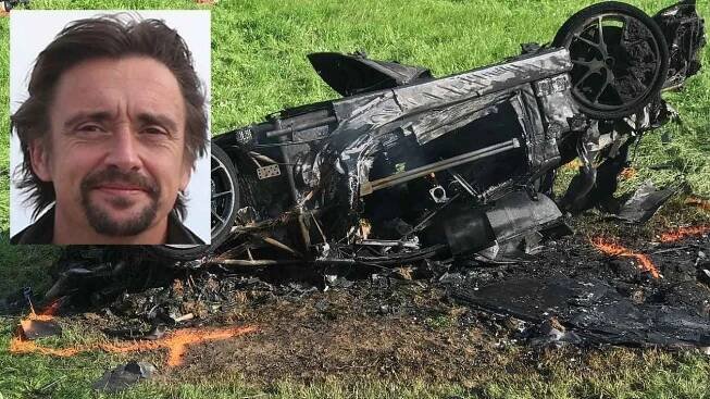 VIDEO: Richard Hammond měl děsivou nehodu. Jeho auto shořelo na prach
