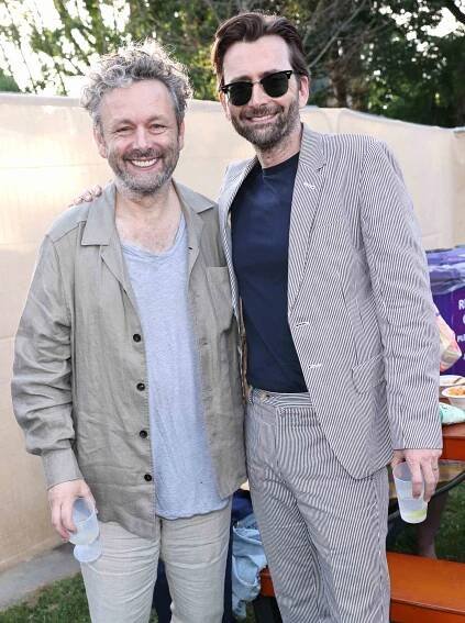 Michael Sheen and David Tennant attend the Pub In The Park All Star Charity Gala 2024 at Chiswick House & Gardens on June 28, 2024 in London, England.