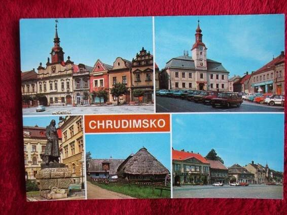 CHRUDIM a okolí - Pohlednice místopis
