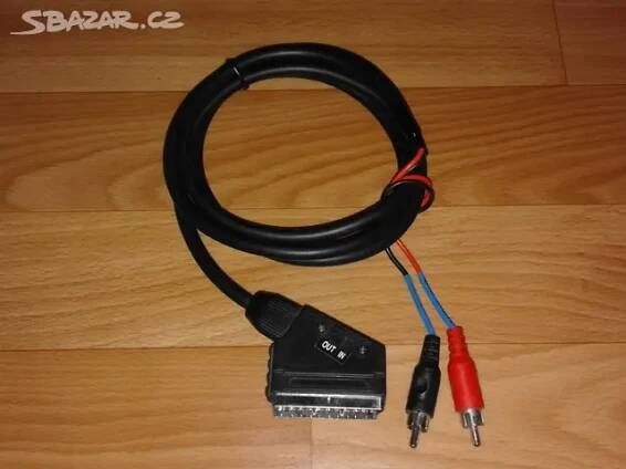 SCART kabely (scart,rozbočovač) .