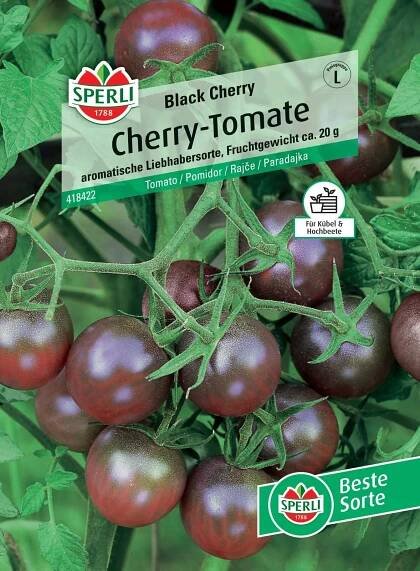 Rajče 'Black Cherry' Semena PREMIUM Sperli