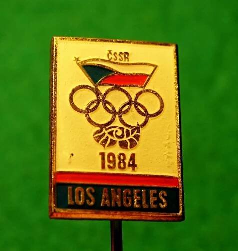 ODZNAK-Letní olympijské hry 1984-LOS ANGELES-ČSSR /9