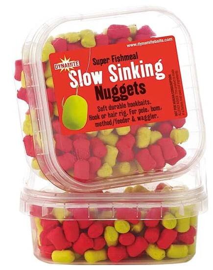 Dynamite Baits Super Fishmeal Slow Sinking Nuggets Yellow/Red (karton 8 ks)