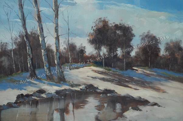 Aukce obrazů | Zimní krajina | Toman František Sylva | Galerie Národní 25 s.r.o.