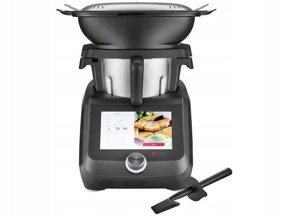 SILVERCREST® KITCHEN TOOLS Monsieur Cuisine Smart Anthrazit Matt SKMS 1200 C s nástavcem na strouhání a řezání SFMC 4 B2