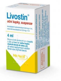 Livostin oph. gtt. sus.4 ml/2 mg od 189 Kč