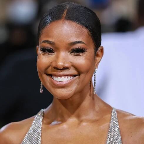 Gabrielle Union Faked a Pixie Cut with the Cutest Curled Updo — See Photos